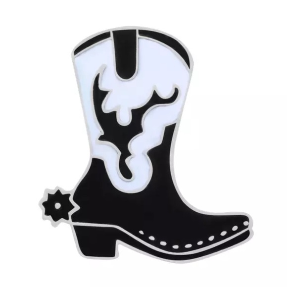Jewelry - Cowboy Boot Enamel Pin